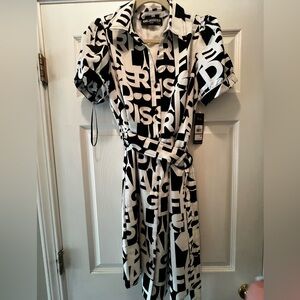 NWT Karl Lagerfield size 12 fully lined dress